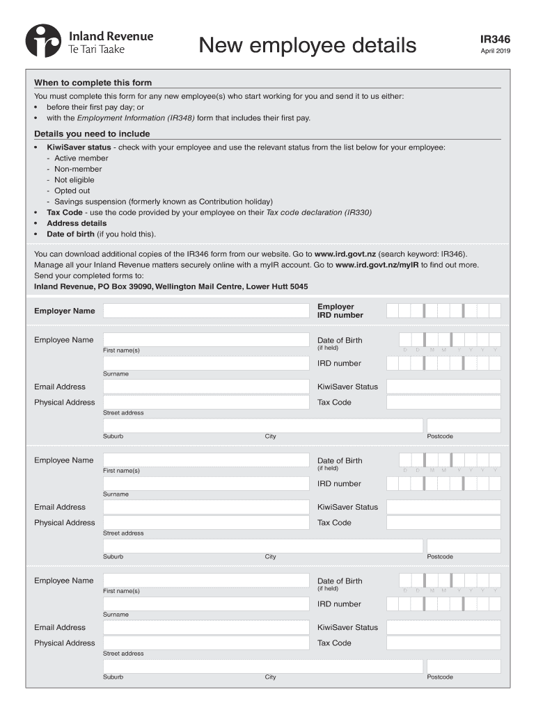 Ir346  Form