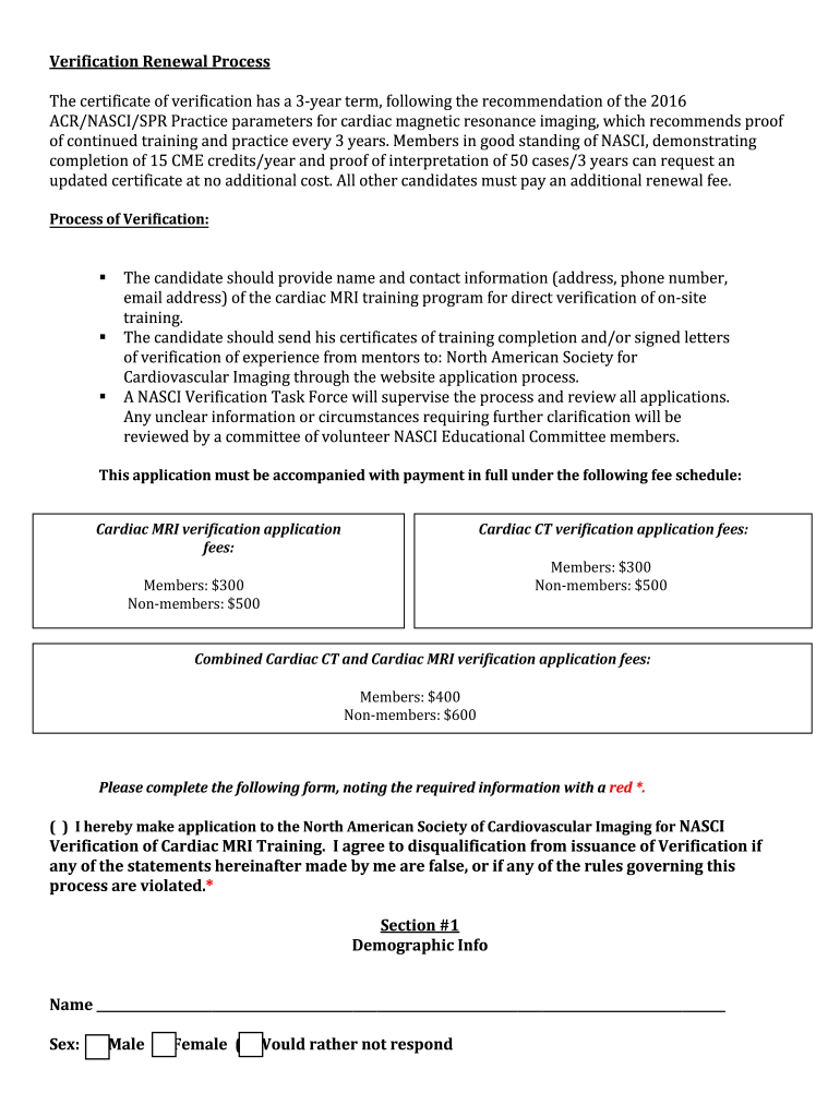 Verification Mr  Form