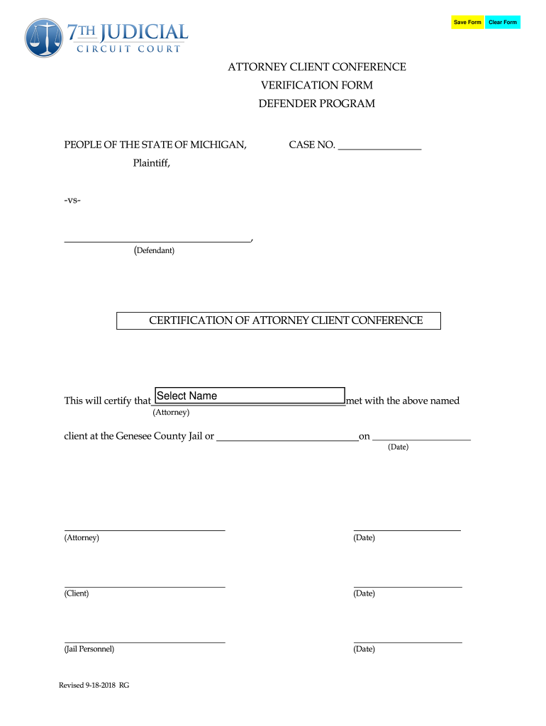 Plaintiff Attached a Separate Verification Form to the