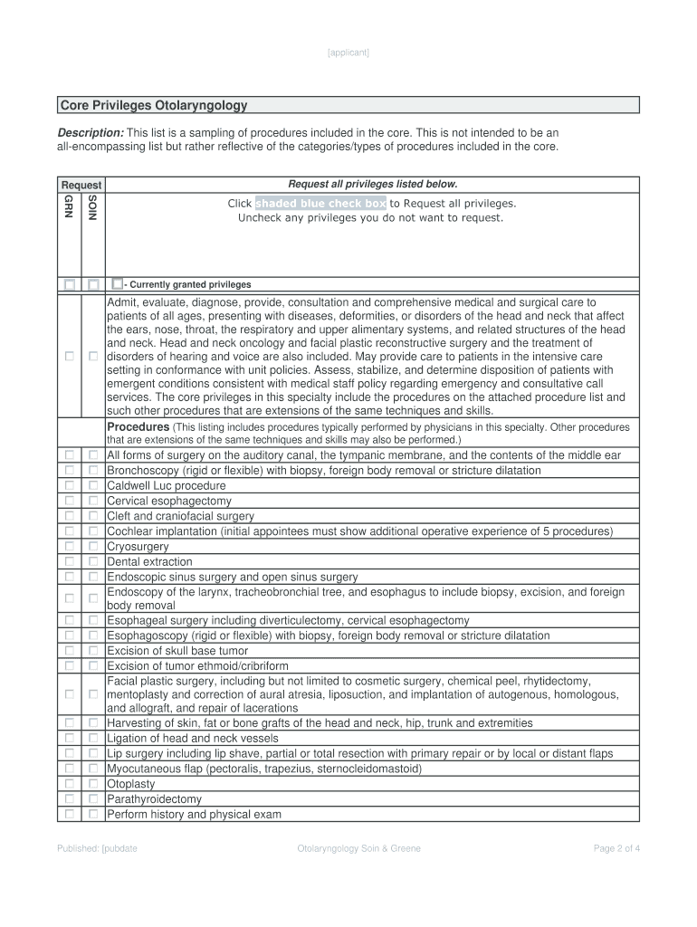 ACUTE CARE NURSE PRACTITIONER CLINICAL PRIVILEGES PDF  Form