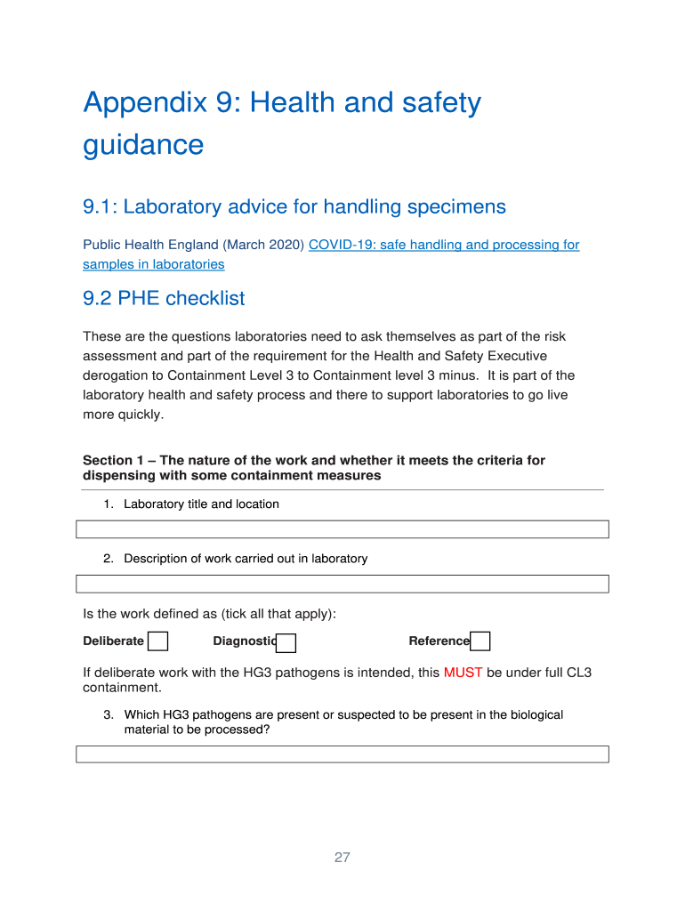 The Purpose and Practicality of Body Fluid Testing and  Form