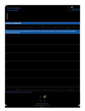 General Accident Form