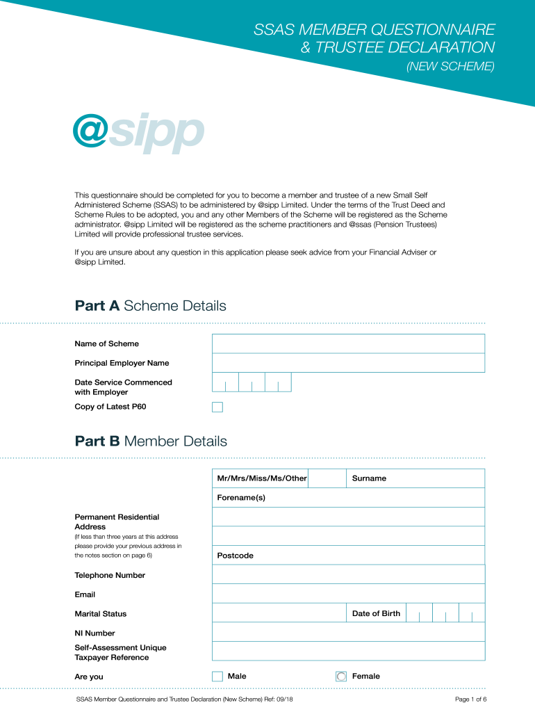 Fillable Online &amp;amp; TRUSTEE DECLARATION Fax Email Print pdfFiller  Form