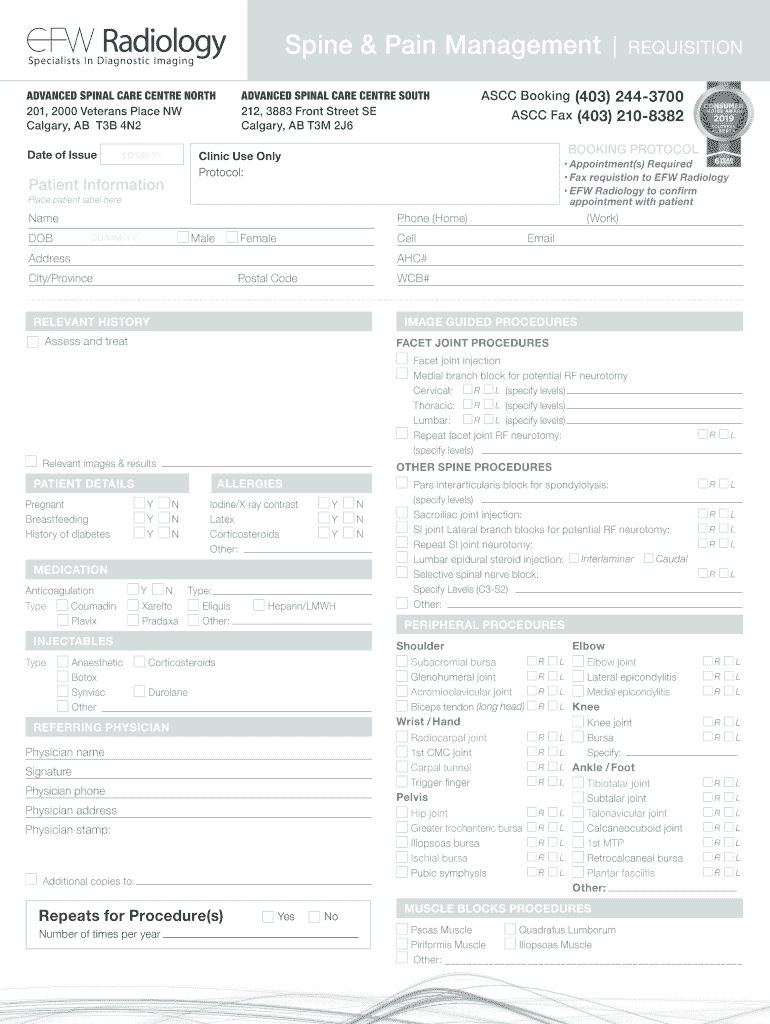 Efw Requisition  Form