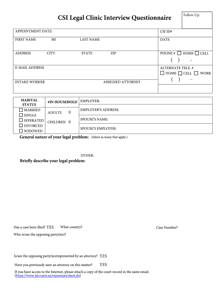 Job Application Form Standard Template Word PDF