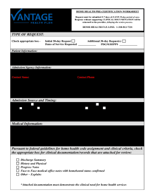 Pursuant to Federal Guidelines for Vantage Health Plan  Form