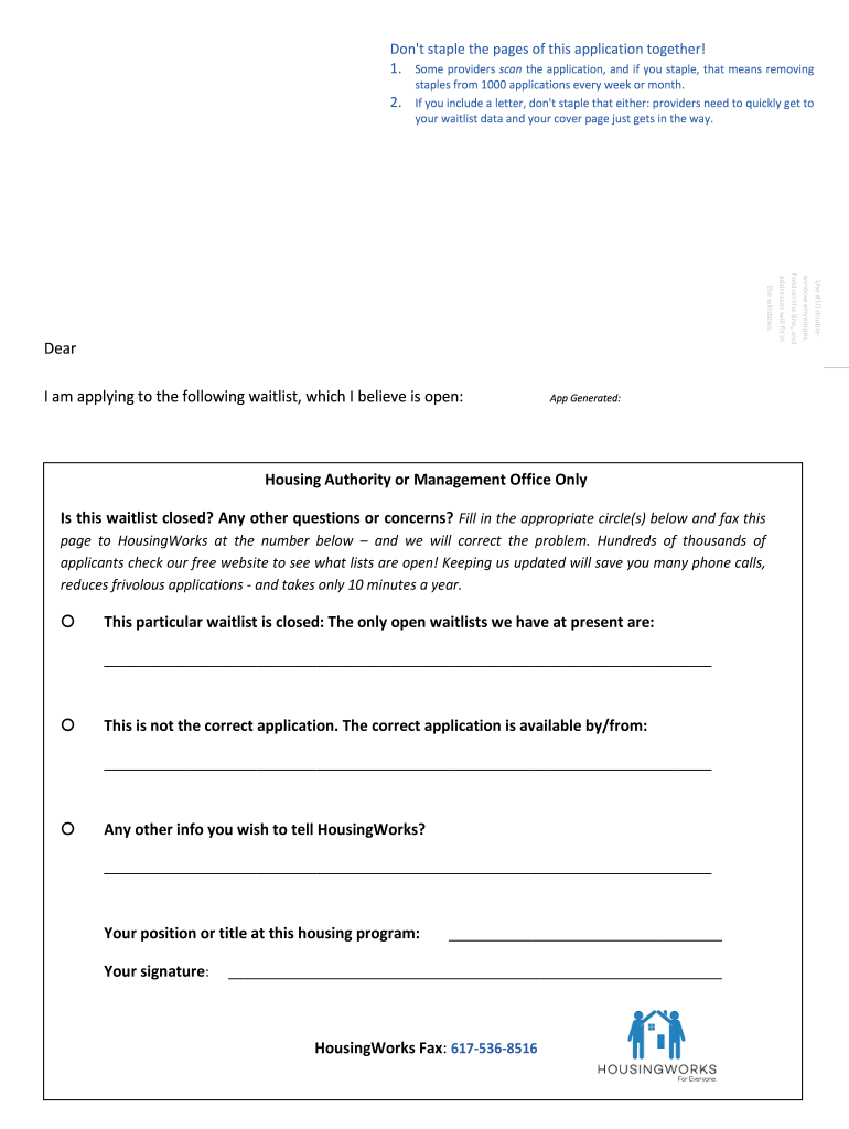 Housing Authority Rent Public  Form