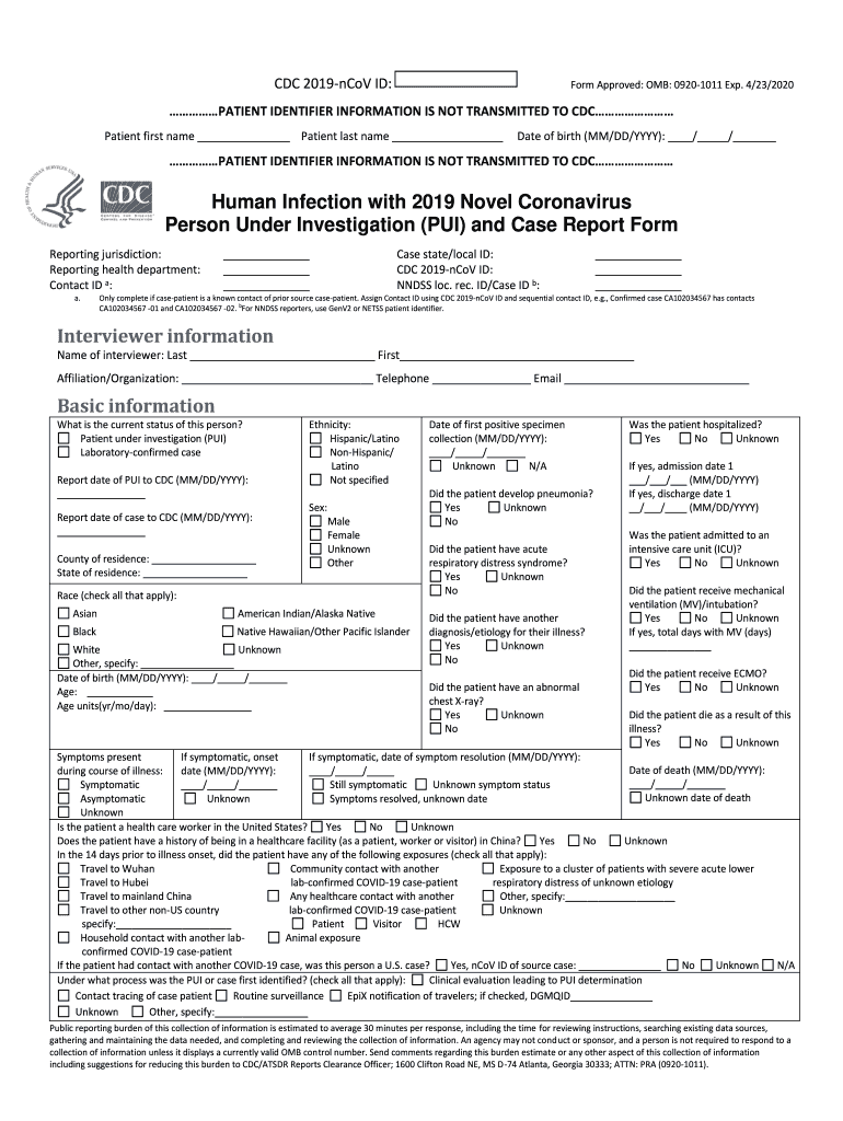 COVID 19 Updates Town of Cortlandt, NY  Form