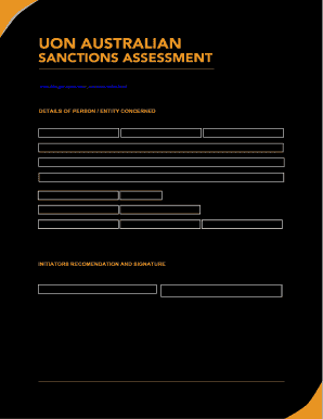 United Nations Security Council and Australian Autonomous  Form