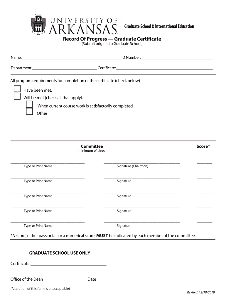  Issuing of CertificatesSchoolGraduate School of 2019-2024