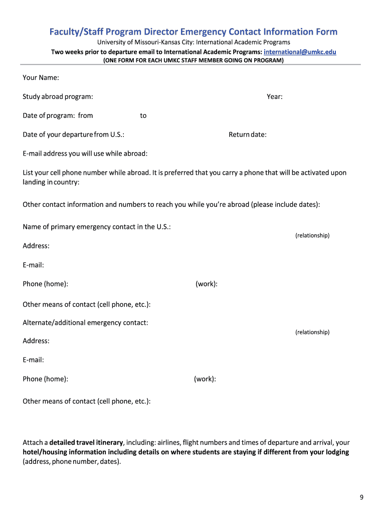 Roles and Responsibilities of Faculty University of Iowa  Form