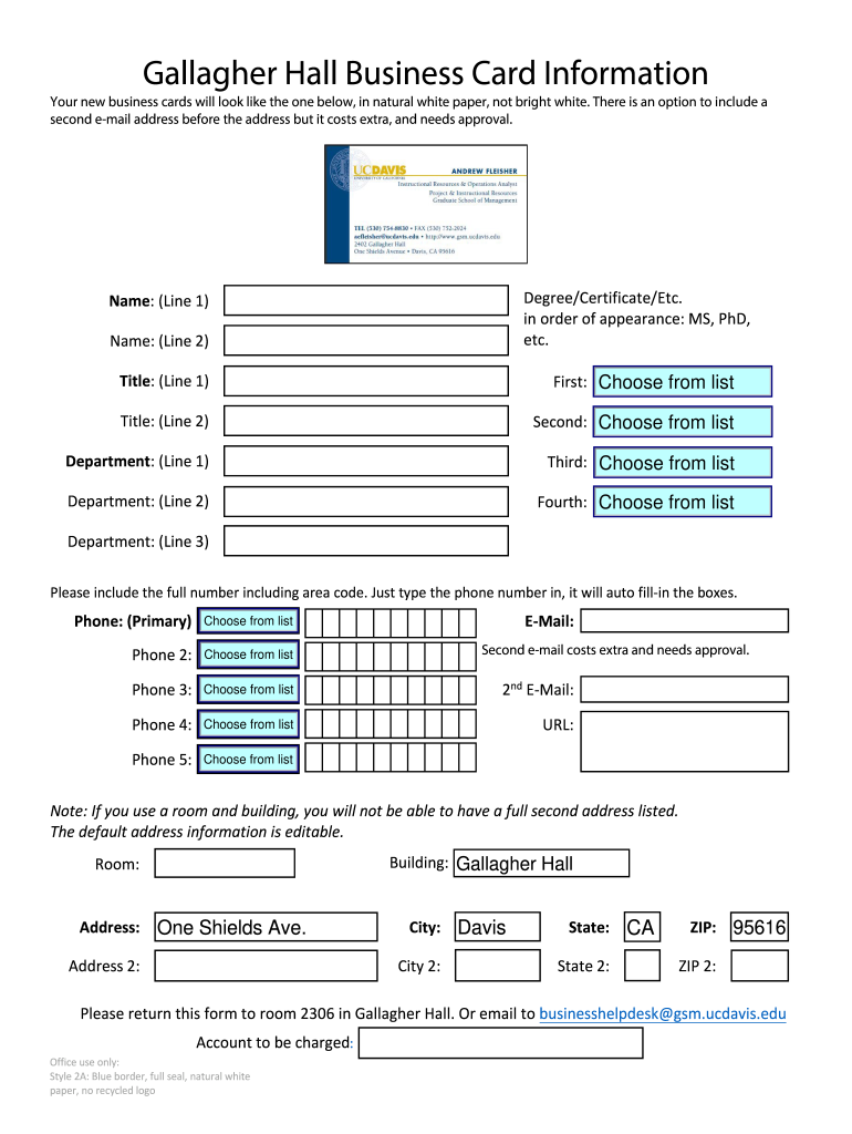 How to Make and Print Business Cards at Home  Form