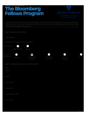 Application Form Health