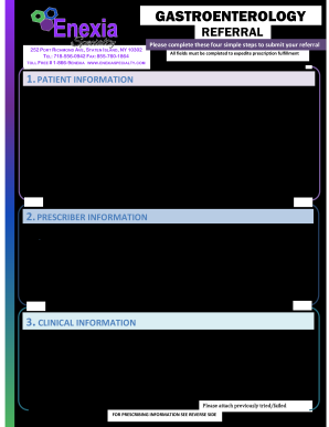 Gastroenterology Referral Form Enexia EDITED DOCX