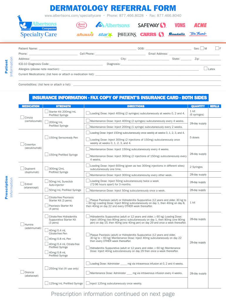 Current Medications List Here or Attach a Medication List  Form