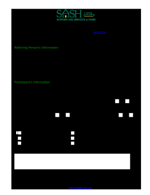 Sash Referral Form