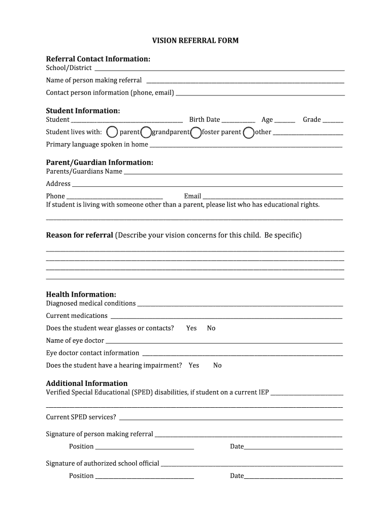 Vision Referral Form DOCX