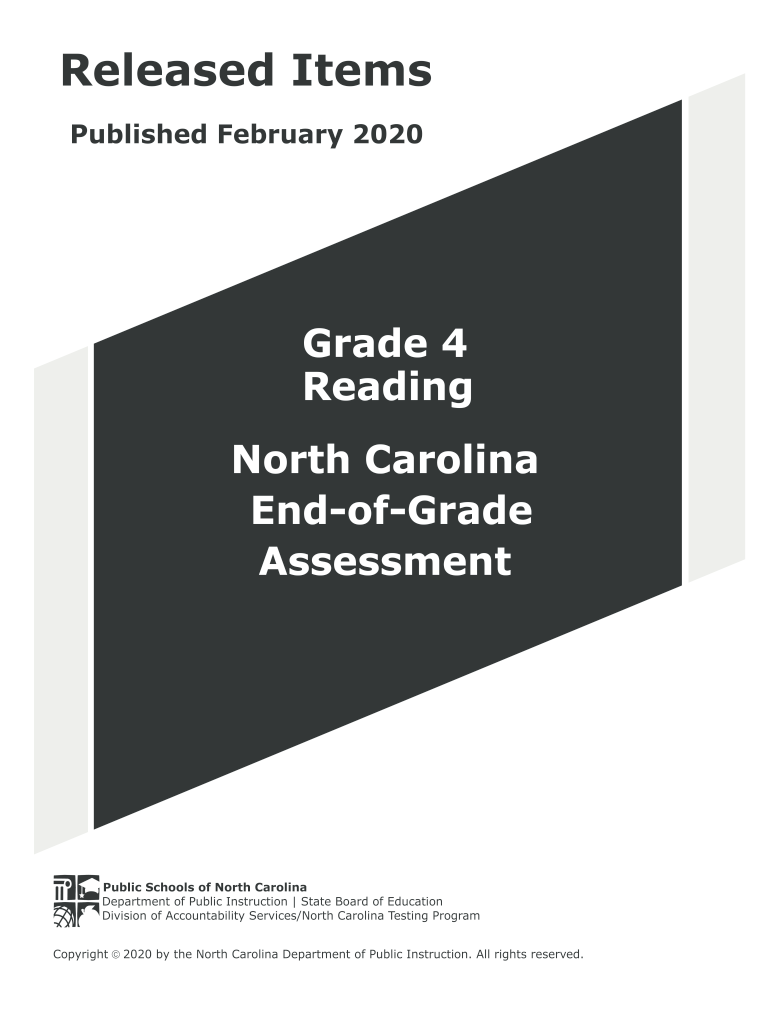 4th Grade Released Eog  Form