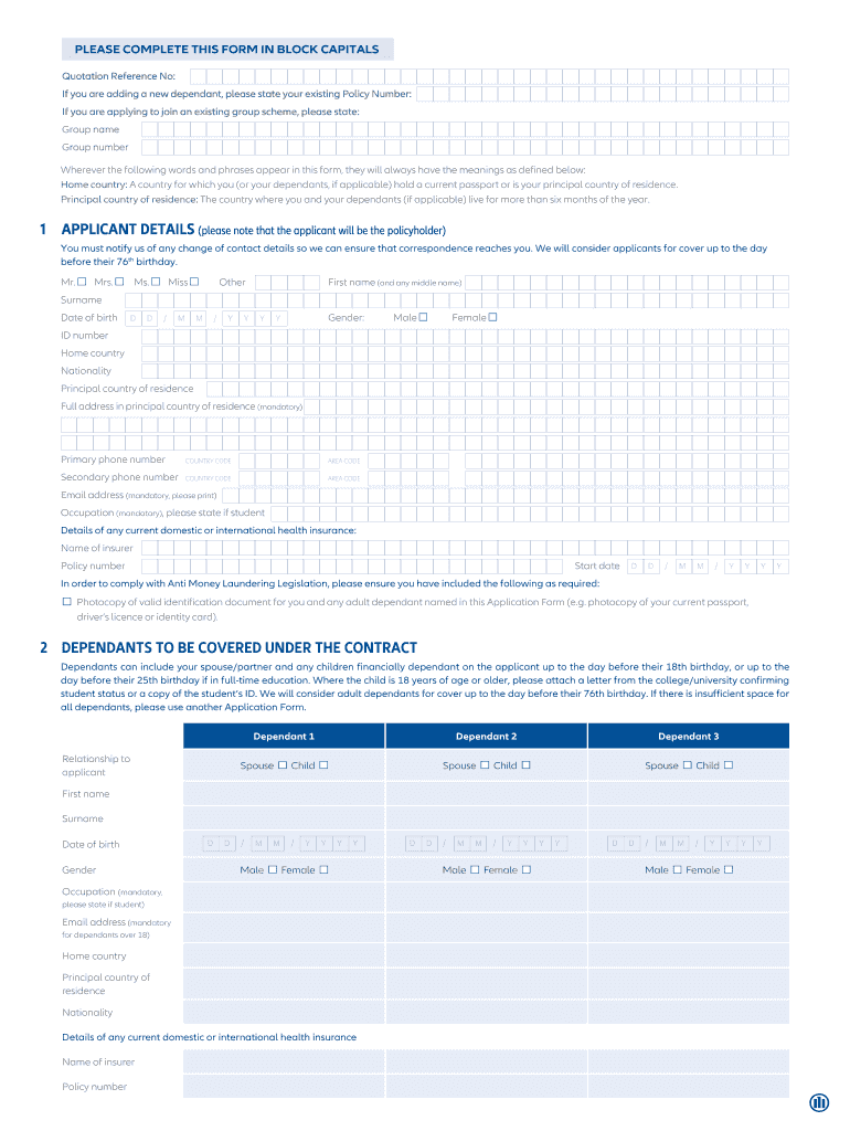  International Healthcare Plans for Lebanon Allianz Care 2018