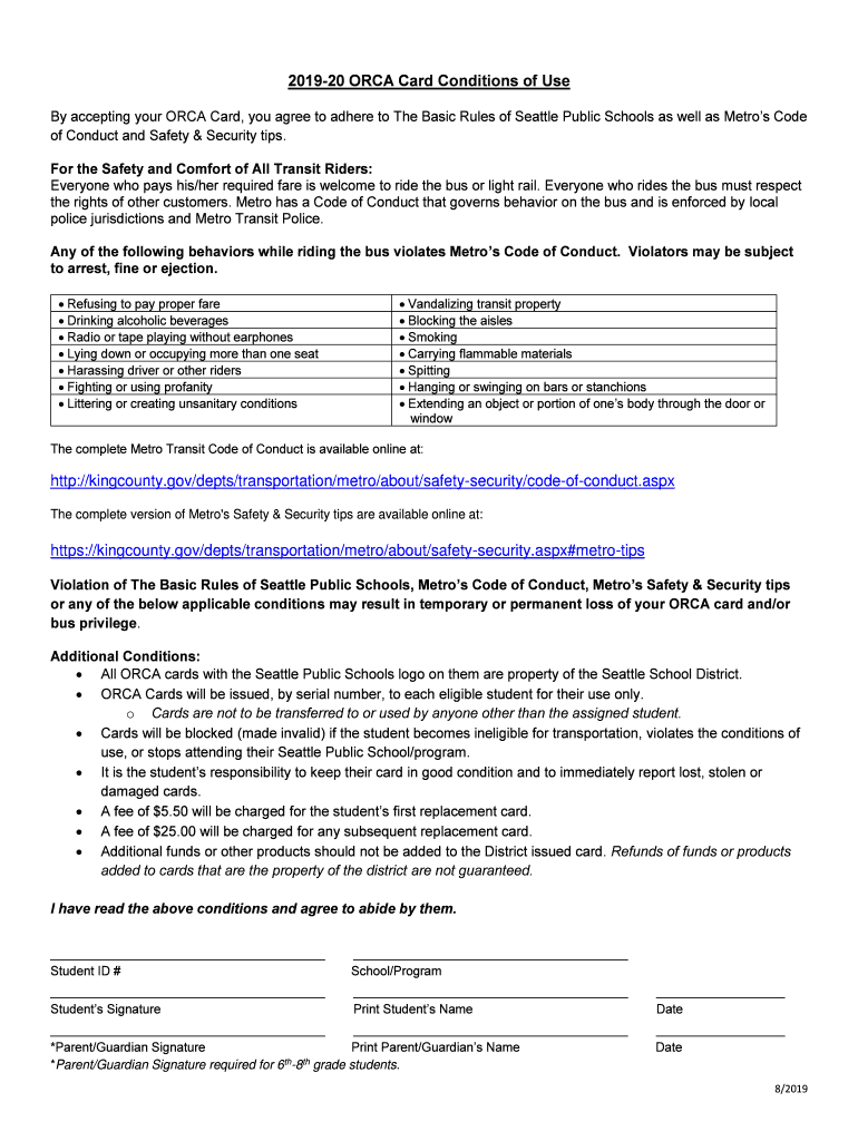  How to Print Transaction History Orca Card Student 2019-2024