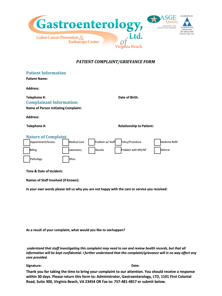 Fillable Online Ithaca COMPLAINTGRIEVANCE FORM Ithaca