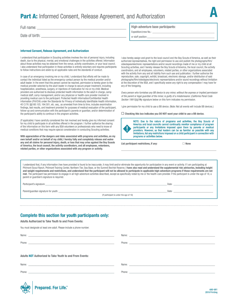 Scout Bsa Medical Form