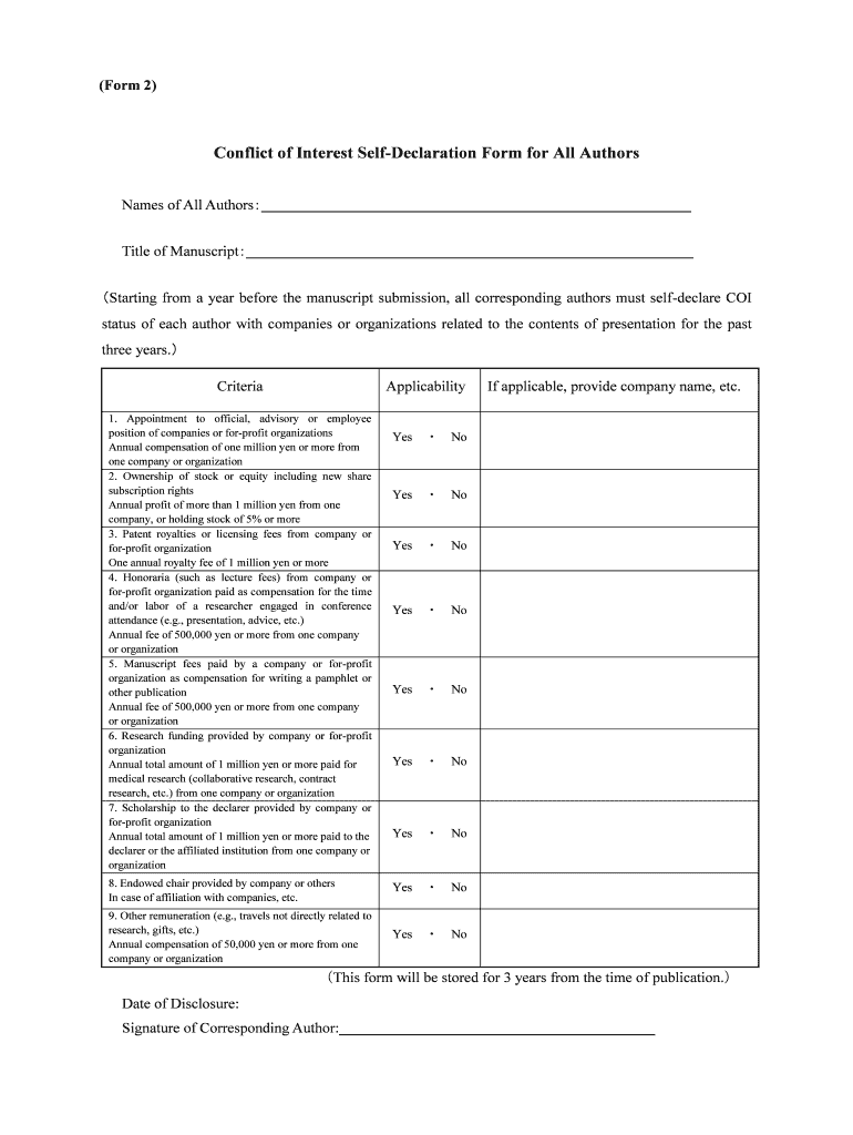 Instruction for Authors Journal of the Medical Association of  Form