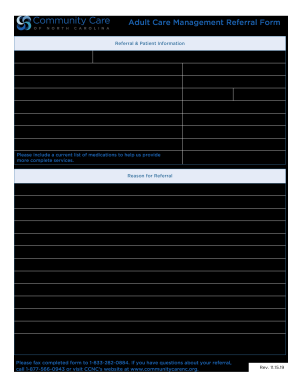 Community Care  Form