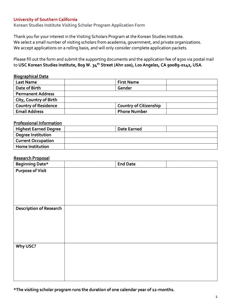 CKS VS How to ApplyInstitute of East Asian Studies  Form