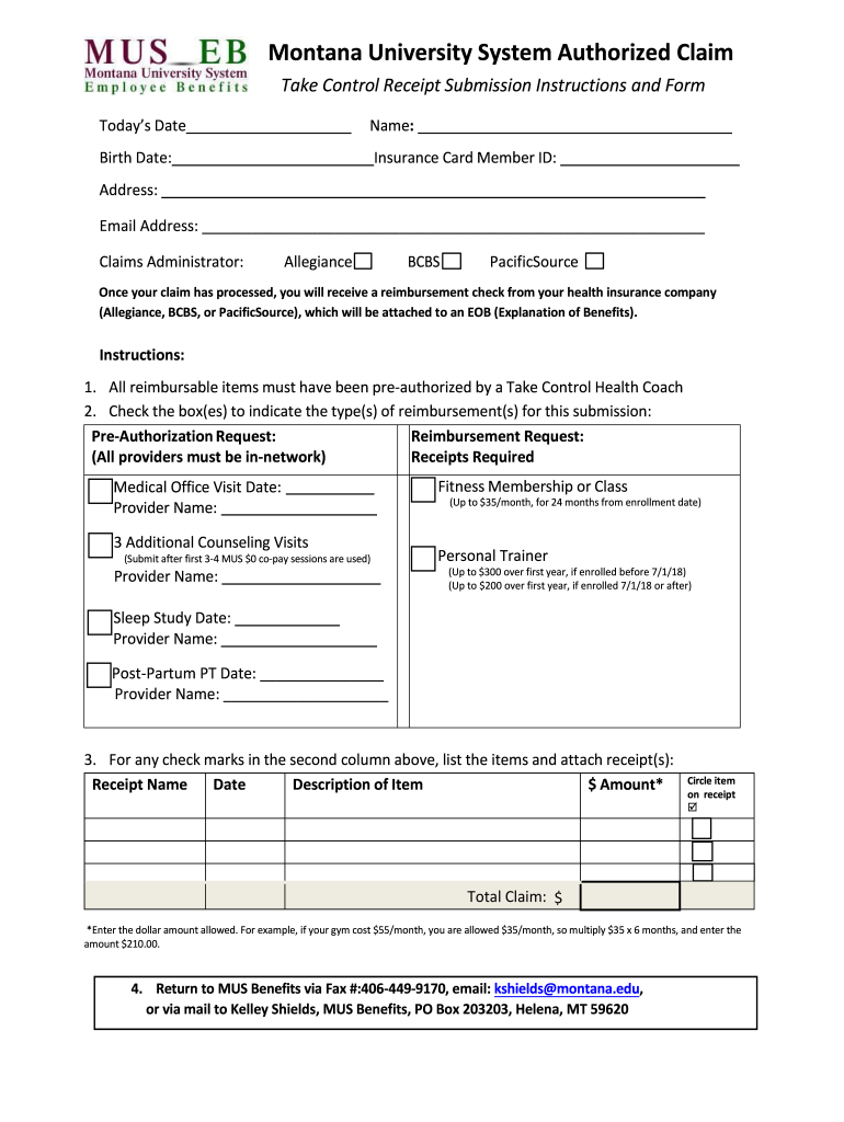 Claim Procedures Southern Administrators and Benefits  Form