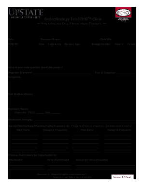 Hyperlipidemia Template  Form