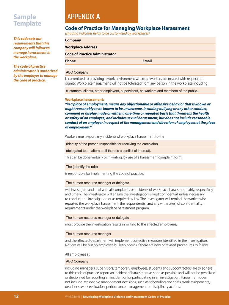 Developing Workplace  Form