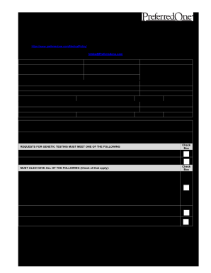 G001 FORM Genetic Testing Authorization Form 6 Formatted DOCX