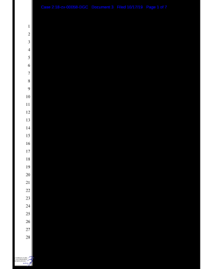 Case 218 Cv 00058 DGC Document 3 Filed 101719 Page 1 of 7  Form