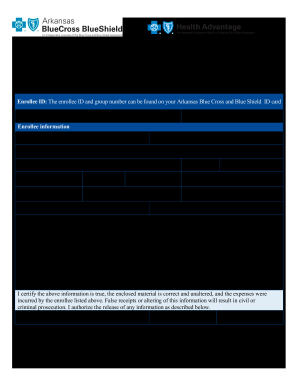 Member Forms Arkansas Blue Cross and Blue Shield