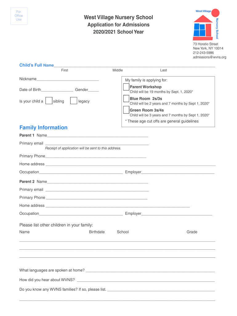  Kindergarten Application ProcessNew York Private School 2020