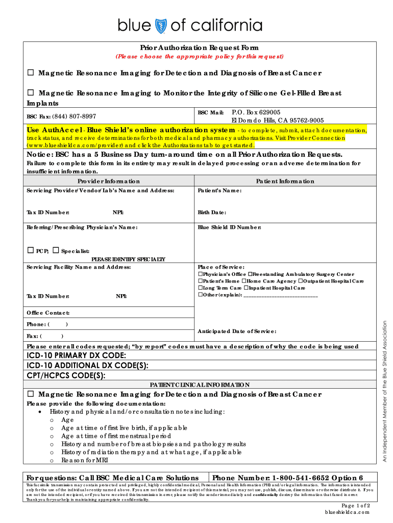 Breast MRI EUSOBI Recommendations for Women's Information