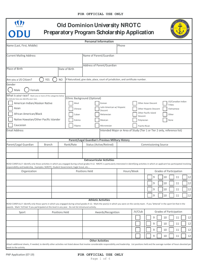  NROTC Preparatory Program NPP Scholarship Naval 2019-2024