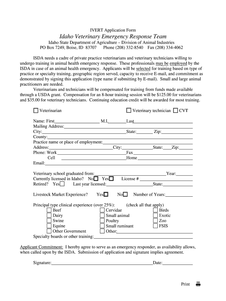 IVERT Application Form MAIL DOC