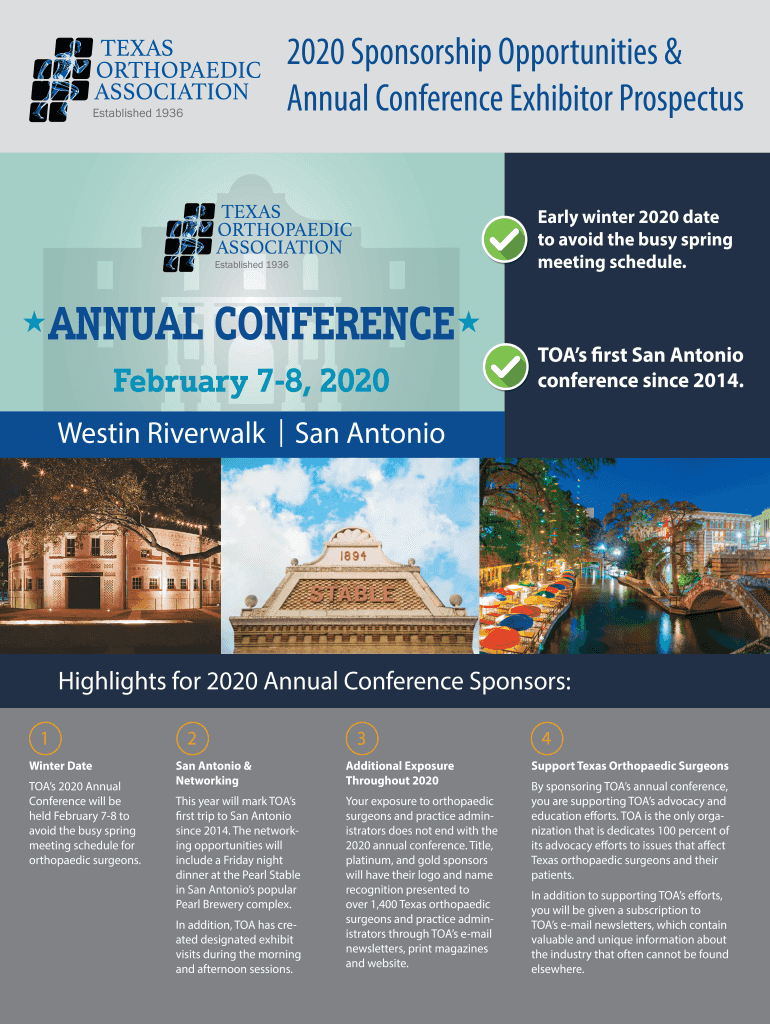  Meet Us in San Diego for the Annual Conference! 2020-2024