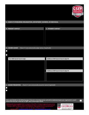 Georgia Science and Engineering Fair Engage Georgia  Form