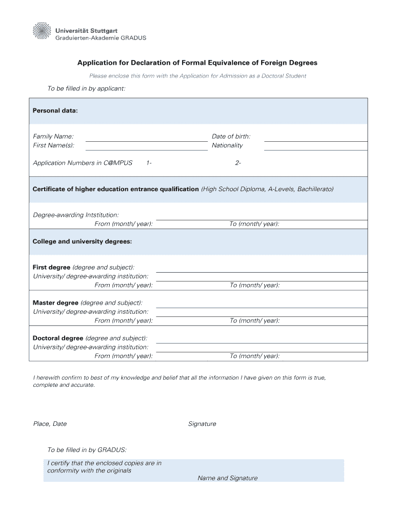 How to Submit an Application for Admission?For  Form