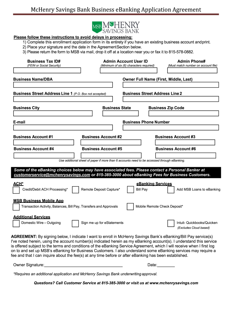 Disclosure & Agreement for Savings and Transaction Accounts  Form