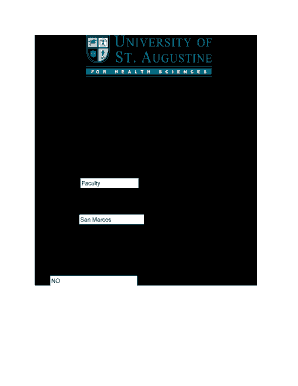 CONFIDENTIAL Travel History Form All University of St