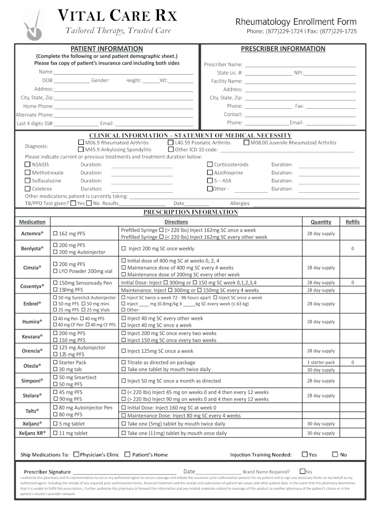 Referral FormsVital Care RX