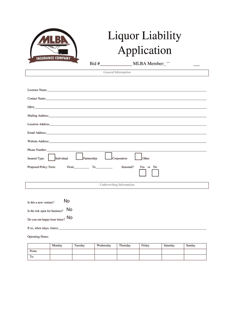 MLBA Member  Form