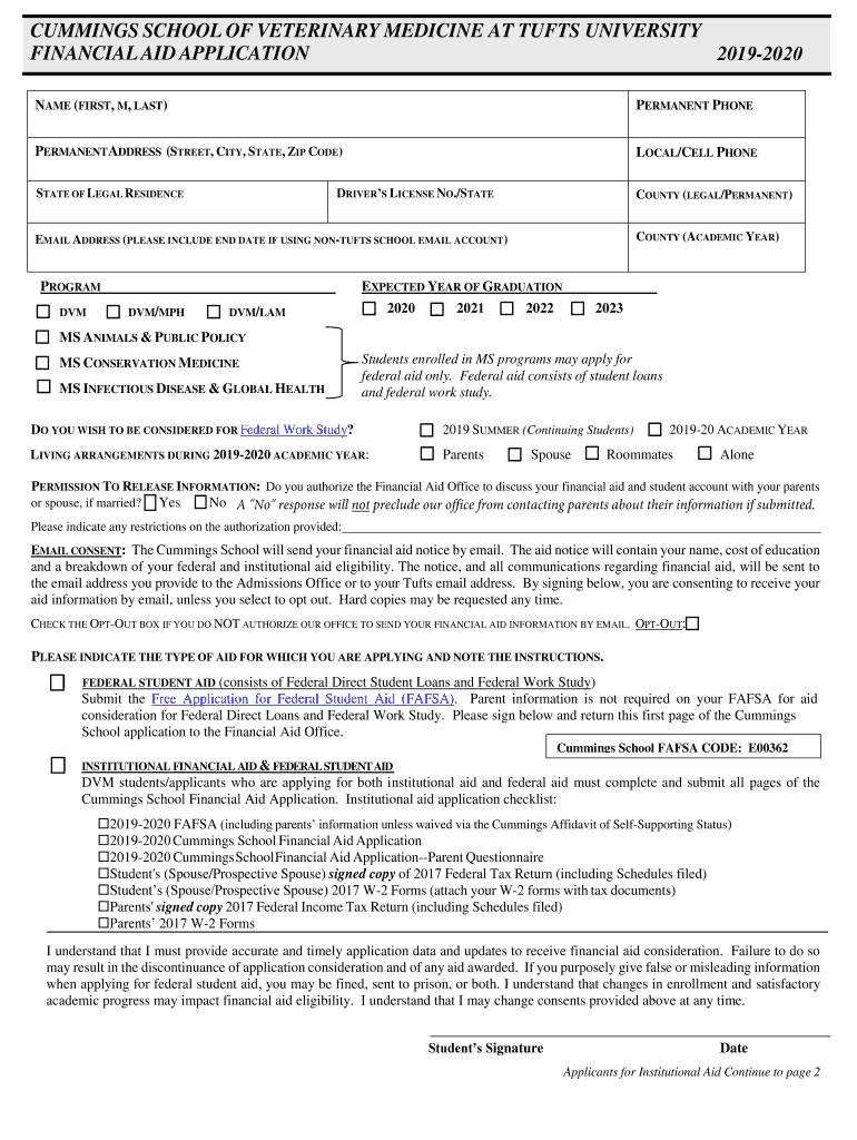  Fillable Online V18, V19 & V20 Students Fax Email Print 2019