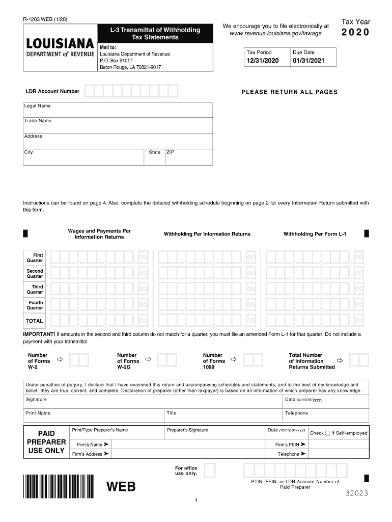  Parish E File Welcome Louisiana Gov 2020