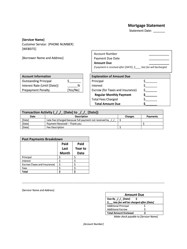 Mortgagestatementstatementdate  Form