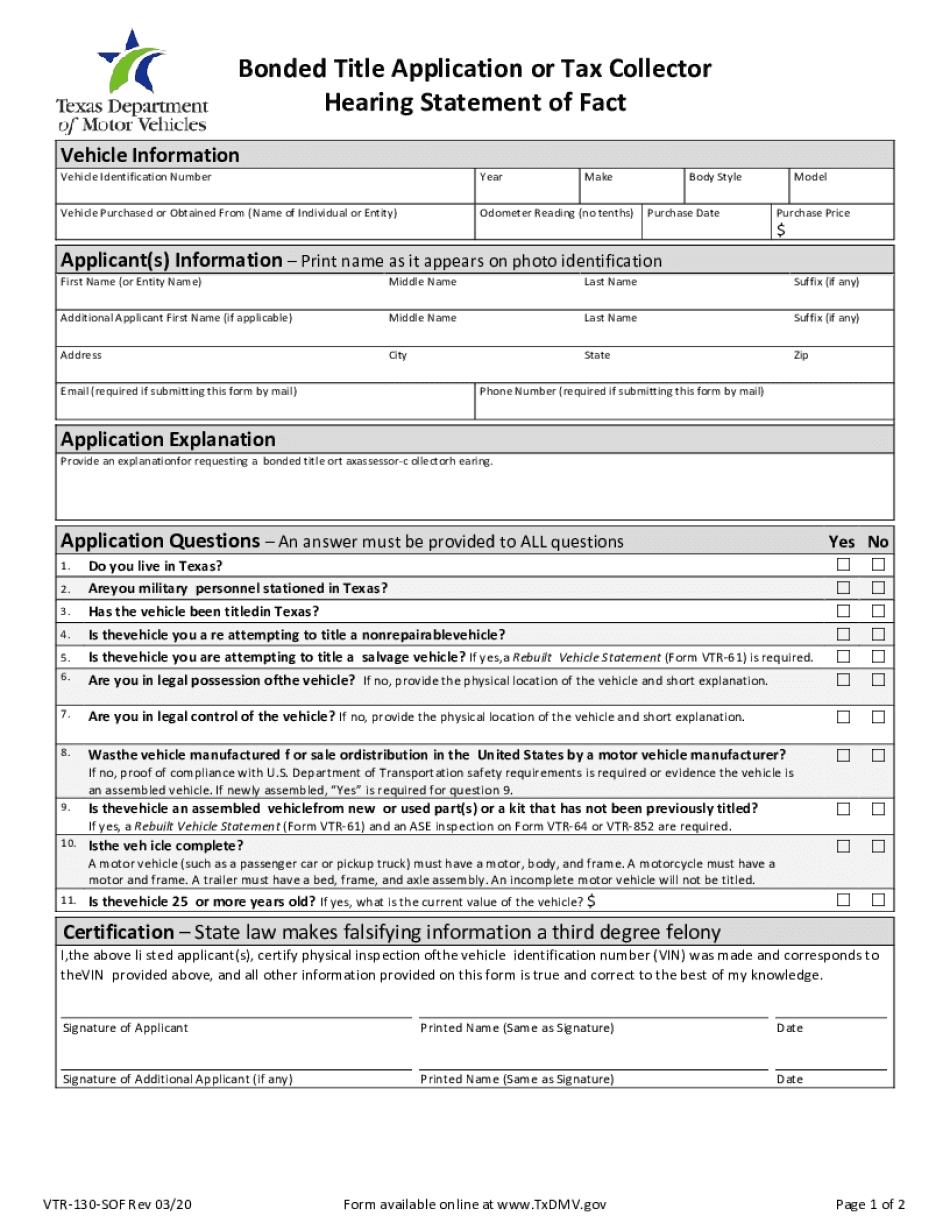  Hearing Statement of Fact 2020-2024